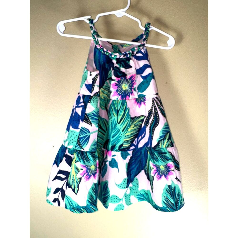 Baby Gap Toddler Sun Dress, Pink, Blue and Green